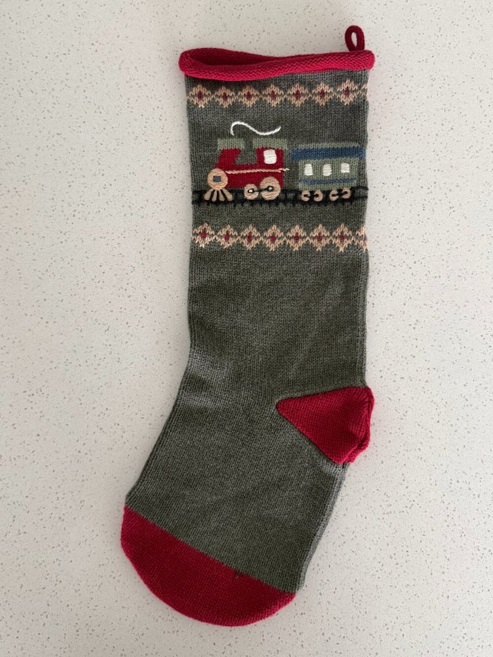 Janie and Jack Knit Christmas Stocking